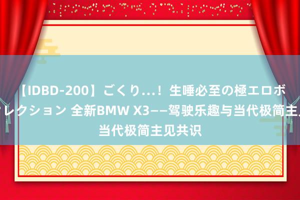 【IDBD-200】ごくり…！生唾必至の極エロボディセレクション 全新BMW X3——驾驶乐趣与当代极简主见共识