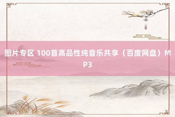 图片专区 100首高品性纯音乐共享（百度网盘）MP3