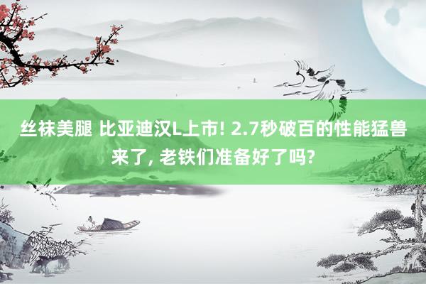 丝袜美腿 比亚迪汉L上市! 2.7秒破百的性能猛兽来了， 老铁们准备好了吗?